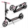Trotinet metalik Happy Kiddo Scooter, palosës, për fëmijë 6+, rozë e zezë