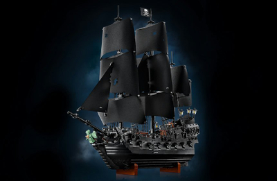 Set ndërtimi Pirate Ship Captain Jack Sparrow, model dekorativ, për të rritur, shumëngjyrësh