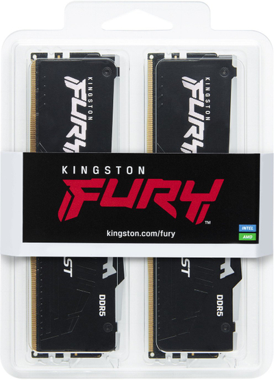 Memorie RAM Kingston FURY Beast, 64GB DDR5 5600MT/s, CL36, RGB