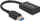 Adapter USB Delock 65698, USB A në USB C, i zi