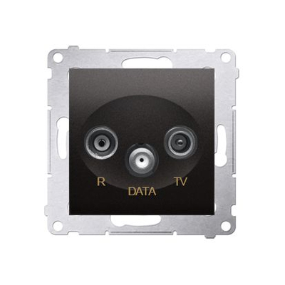 Prizë antenë Simon 54 DAD.01/48, radio TV DATA, anthracite