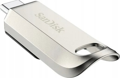 USB SanDisk Ultra Luxe SDCZ75, 512GB, USB Type C 3.2 Gen 1, argjendi