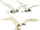 Set dekorativ muri Hampton Bird, 2 copë, alumin, argjendtë