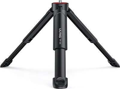 Tripod VRIG TP05, mini i zgjatueshëm, me vidë 1/4", i lehtë për tu mbajt, i zi