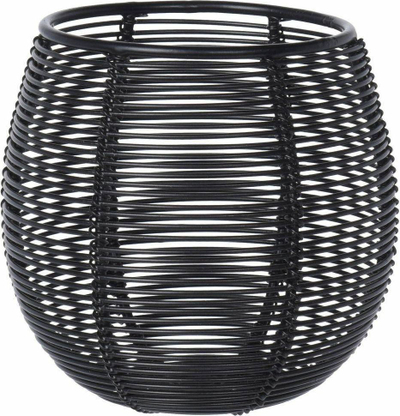 Fener dekorativ metal, 10 cm, i zi