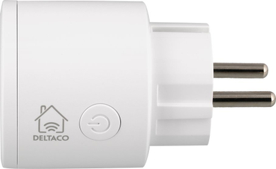 Set smart home DELTACO Starter Kit, Wi‑Fi 2.4 GHz, llampë RGB dhe prizë smart, e bardhë