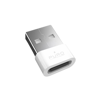 Adapter USB Puro, USB A në USB C, i bardhë