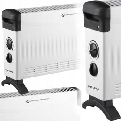 Radiator konvektor Volt Volteno VO2455, 2000W, i bardhë