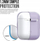 Mbulesë mbrojtëse KeyBudz Podskinz për AirPods, varëse çelsash, gjenerata 1 dhe 2, lejla