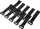 Set rripash për kabllo LogiLink KAB0056, Velcro, 10 copë, të zinj
