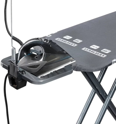 Даска за пеглање Leifheit Air Board M Black Plus, 120 x 38 cm, прилагодлива, црна антрацит