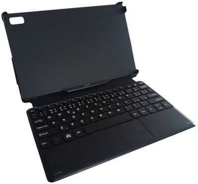 Mbulesë me tastierë iGET K206, për tablet iGET SMART L206, lidhje Pogo, e zezë