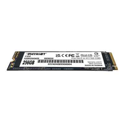 SSD i brendshëm Patriot P320, 256GB, M.2, e zezë