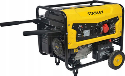 Gjenerator benzine Stanley SG 6500B, 6.5 kW, trefazor me AVR, i verdhë