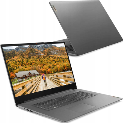 Laptop Lenovo IdeaPad 3 17IAU7, ekran i madh 17.3" FHD, Intel Core i5, gri