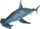 Figurë zbukuruese Norimpex Hammerhead Shark, 56 cm, e lyer me dorë