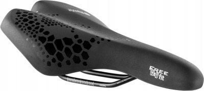 Седло за велосипед Selle Royal Freeway Fit Athletic, Slow Fit Foam, челични шини, црно