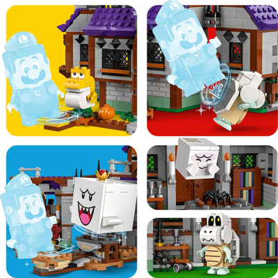 Set ndërtimi LEGO Super Mario King Boo's Haunted Mansion 71436, 8+, shumëngjyrësh