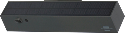 Llambë muri diellore Brennenstuhl SOL 1000, LED, sensor lëvizjeje, e zezë