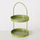 Etagere Boltze Joko, 45cm, me 2 kate, jeshile