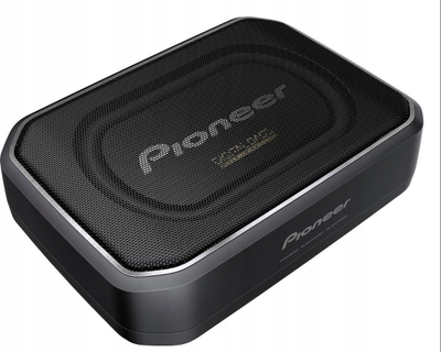 Subwoofer aktiv Pioneer TS-WX140DA, 170W, i vogël me komandë për basin, i zi