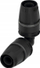 Bазен 90° Tece PPSU 8710720, 20mm x 20mm, црна