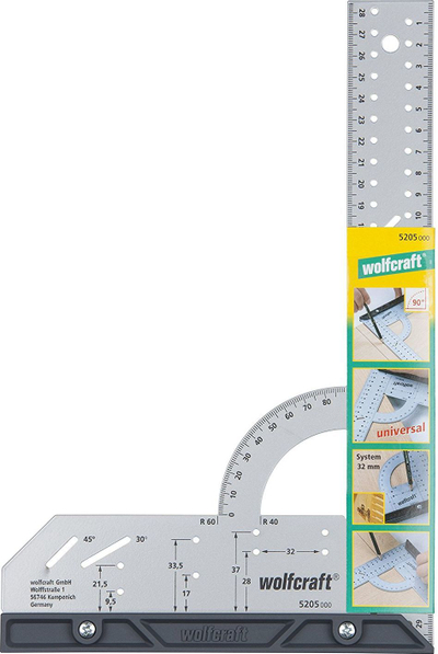 Kënd universal Wolfcraft, 200 x 300 mm
