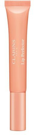Gloss për buzë Clarins Instant Light Natural Lip Perfector 02 Apricot Shimmer, 12 ml, ngjyrë kajsie me shkëlqim