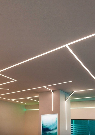 Profil LED Kluś Lipod, alumini i anodizuar, 2m, argjendtë
