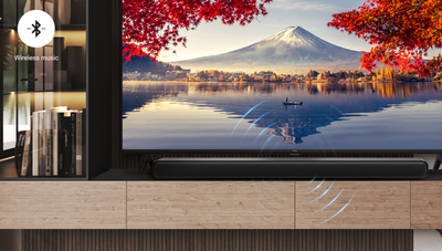 Soundbar TCL S55HE, me bass të thellë, i zi