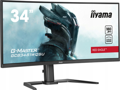 Monitor gaming Iiyama G-Master GCB3481WQSU, 34\", 3440 x 1440, 180Hz, i zi