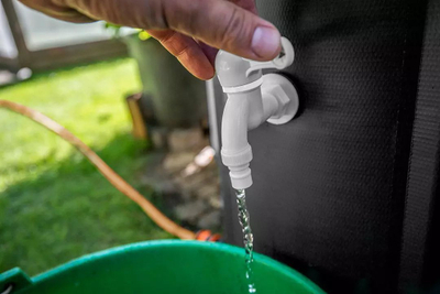 Kontejner palosës për ujë shiu Neo, 250L, PVC, jeshil
