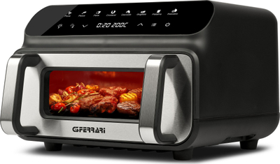 Fritezë me ajër G3Ferrari G10181 Friggisano BBQ, 10L, ekran digjital, e zezë