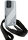 Kapak telefoni BMW M Series Carbon Stripe me rrip, për iPhone 16 6.1", efekt karboni, gri