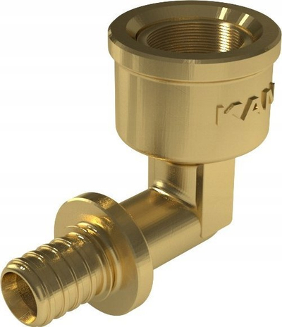 Bërryl bronzi KANtherm ultraLINE 90°, 32mm Rp1", ngjyrë bronzi
