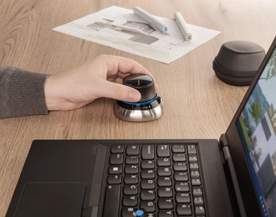 Машина 3D 3Dconnexion SpaceMouse Wireless, професионална, безжична, сива