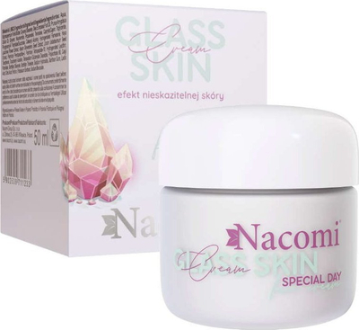Krem fytyre Nacomi Glass Skin, lëmuese, 50ml