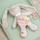Lodër aktiviteti Nattou Rabbit Pomme, 40cm, rozë
