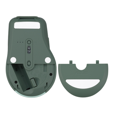 Mouse pa kabllo ASUS SmartO MD200 Silent Plus, 4200 DPI, RF Wireless dhe Bluetooth, jeshil
