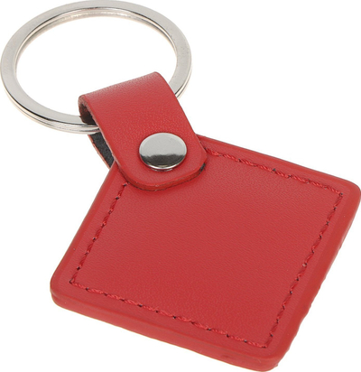 Keyfob RFID ATLO 564B/RD, Unique EM 125kHz, lëkurë, i kuq