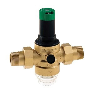 Reduktues presioni Honeywell D06F 2A, për ujësjellës, i bronztë