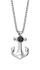 Varëse për meshkuj Diverse Anchor N1000502, e argjendtë/ e zezë