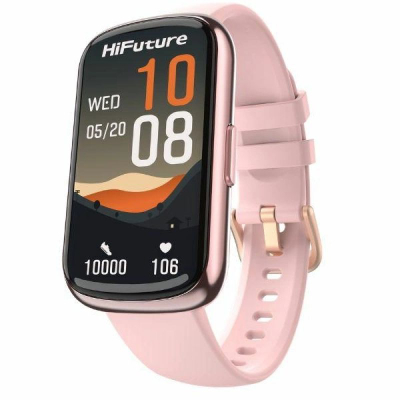 Orë e zgjuar HiFuture EVO2, 1.47", me telefonata Bluetooth, rozë