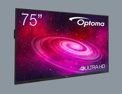 Ekran interaktiv Optoma 1751RK, 75", 4K Ultra HD, i zi