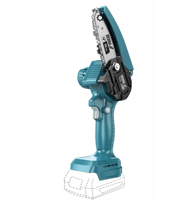 Sharrë zinxhir Dedra MINI Cordless Chainsaw 4", 18V, bateri 2.0Ah, e kuqe