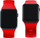 Rrip silikoni 3mk për Apple Watch 38 40 41mm, universal, i kuq