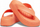 Sandale plazhi Crocs Gataway Platform Flip Flop W 209410-84F, me platformë, ngjyrë portokalli