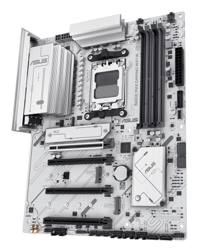 Pllakë amë ASUS B650E Max Gaming WiFi W, AMD AM5, DDR5, e bardhë