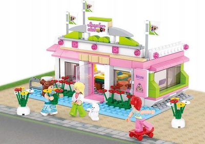Lodra me blloqe Sluban Girls Dream B0527, klub bilardoje, moshat 6+, rozë jeshile
