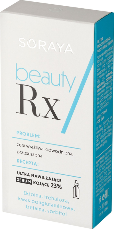 Серум за лице Soraya Beauty RX Soothing, 30 ml, смирувачки, хидратантен